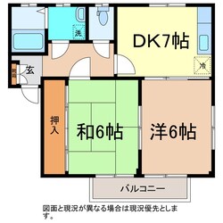 ハイツ21の物件間取画像